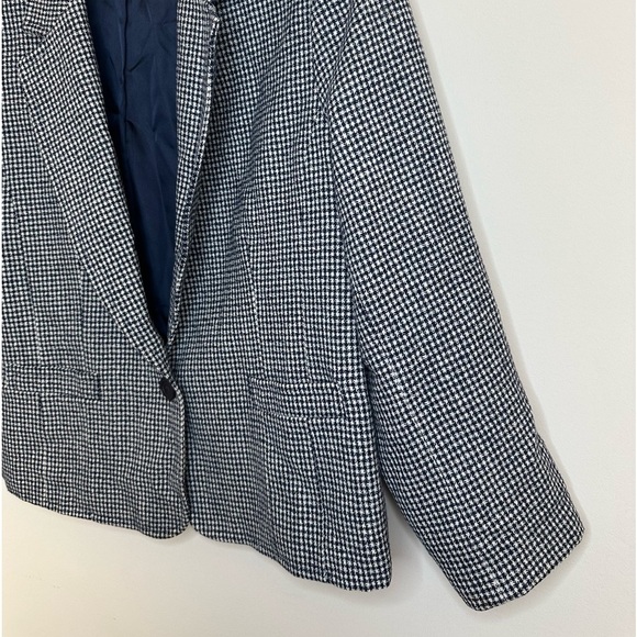 Classic Vintage Pendleton Houndstooth Blazer Size 14 (Runs Small) - Picture 8 of 14